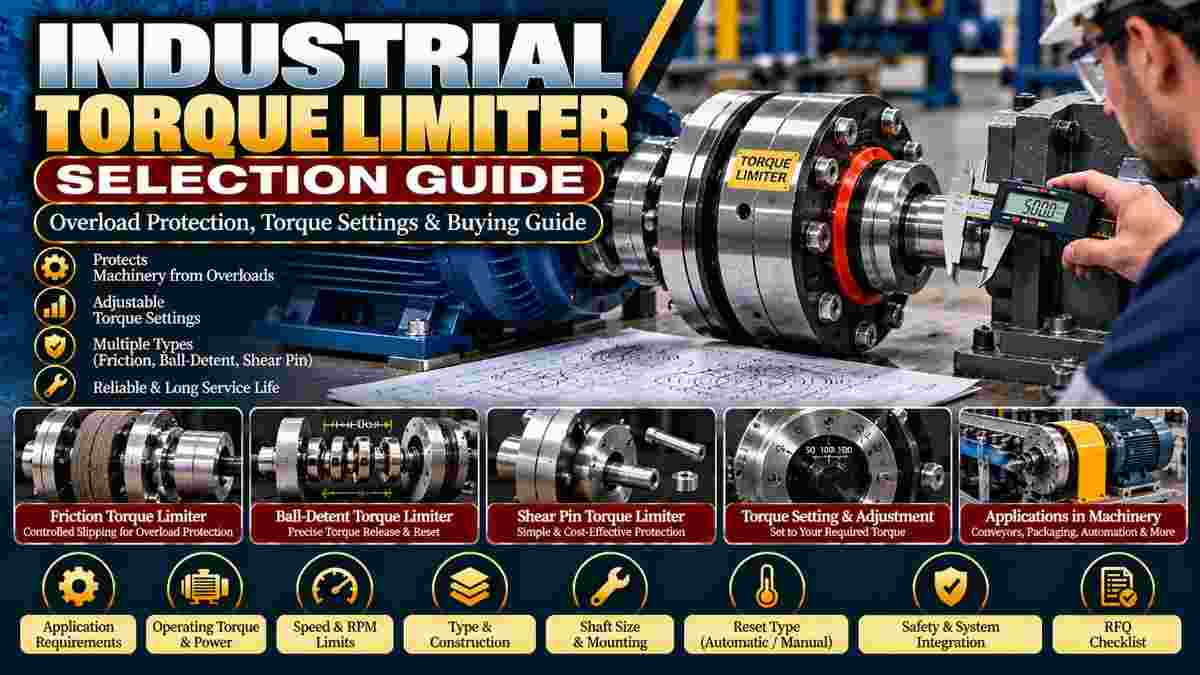 How Do You Choose a Torque Limiter to Protect Industrial Machinery From Overloads?