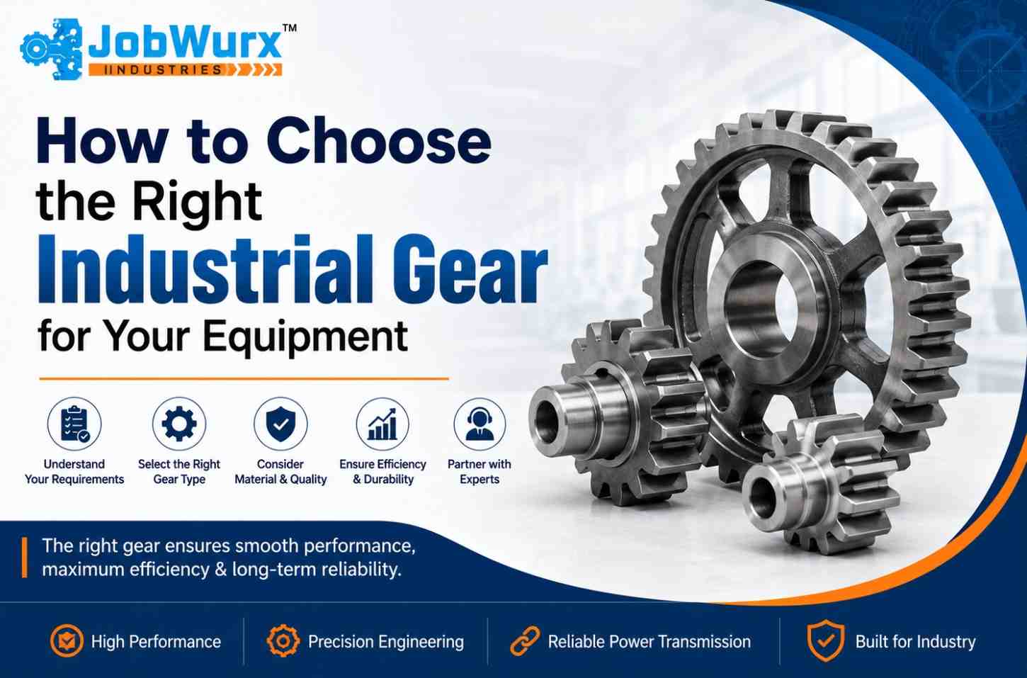 How to Choose the Right Industrial Gear for Your Equipment