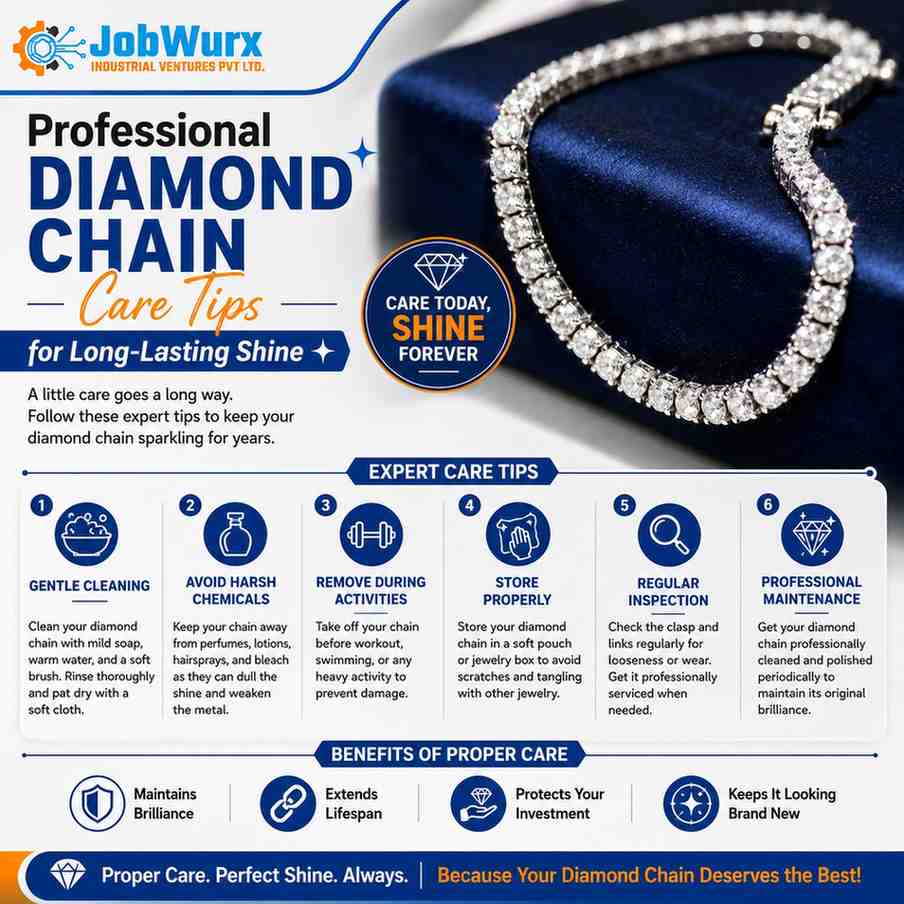 Professional Diamond Chain Care Tips for Long-Lasting Shine