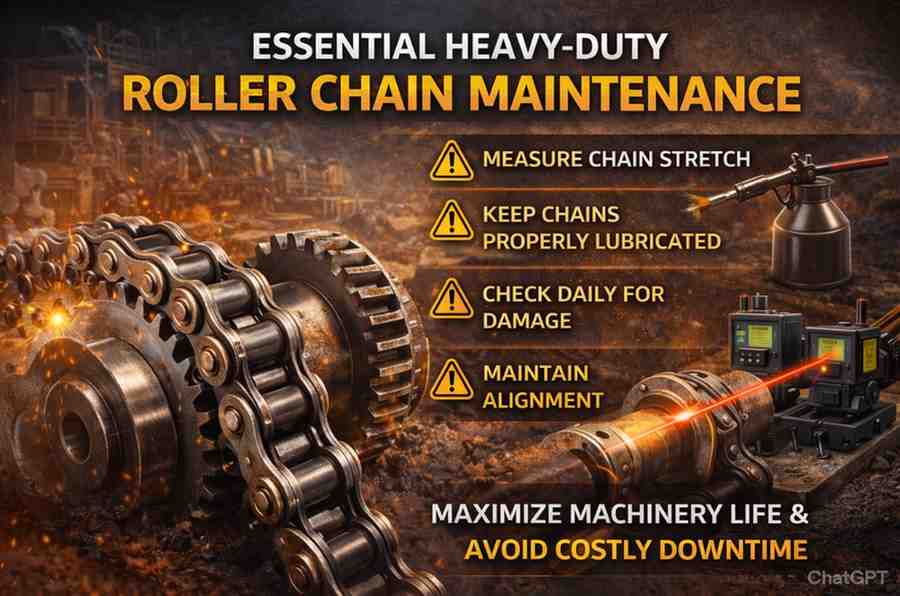 The Ultimate Guide to Roller Chain Maintenance: Measuring Elongation and Wear Life