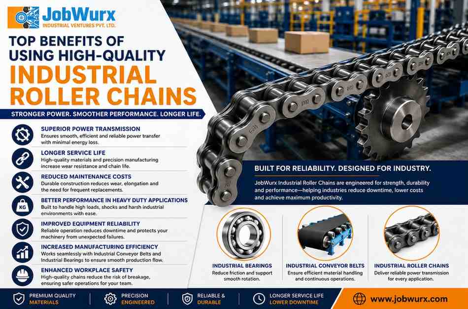 Top Benefits of Using High-Quality Industrial Roller Chains